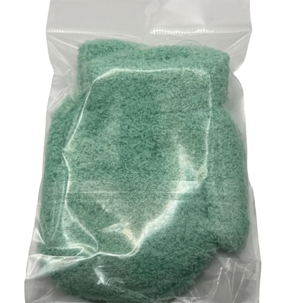 Superstar Kids Size 2T 4T‎ Teal Fuzzy Mittens Winter Warm
